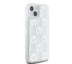 Etui DKNY Hardcase Liquid Glitter Multilogo do iPhone 15 Biały
