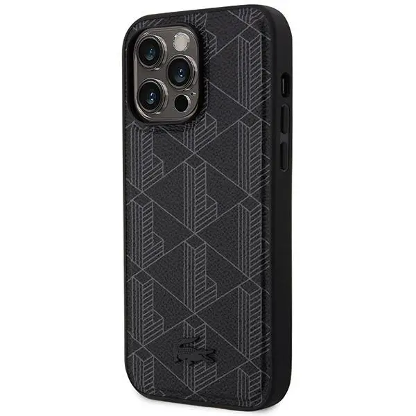 Etui Lacoste LCHMP15XPBSK Hardcase Blend Monogram MagSafe do iPhone 15 Pro Max Czarny
