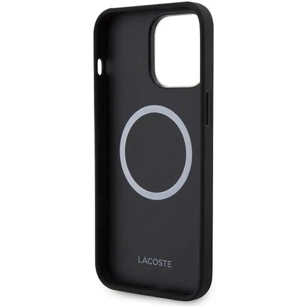 Etui Lacoste LCHMP15XPBSK Hardcase Blend Monogram MagSafe do iPhone 15 Pro Max Czarny