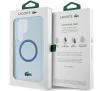 Etui Lacoste LCHMS24LULOLB Hardcase Transparent MagSafe do Samsung Galaxy S24 Ultra Jasnoniebieski