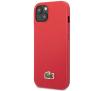 Etui Lacoste LCHMP15SPVCR Hardcase Iconic Petit Pique MagSafe do iPhone 15 Czerwony