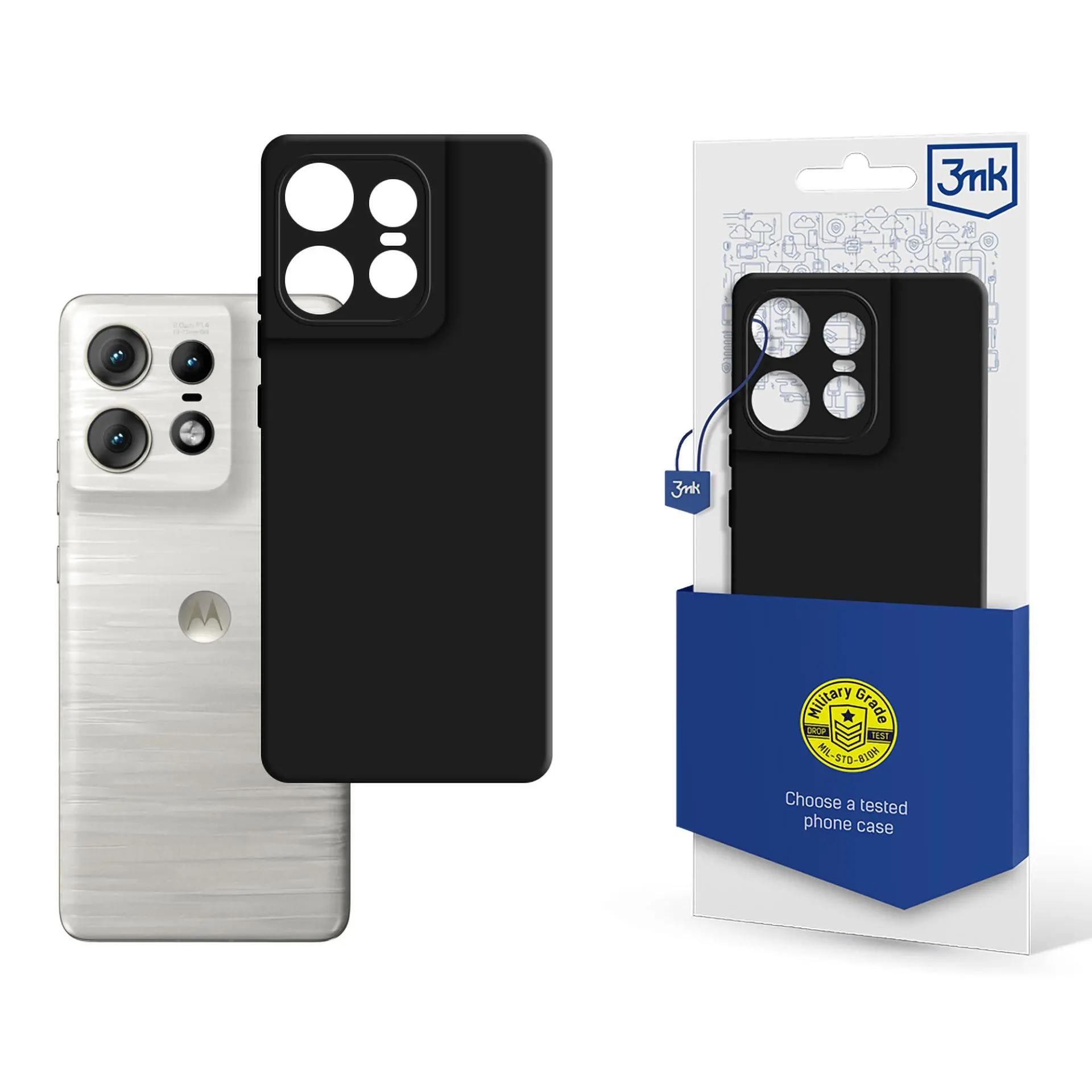 Etui 3mk Matt Case do Motorola Edge 50 Pro 5G Czarny