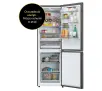 Lodówka Haier Seria 5 HDPW5618DNPD Pełny No Frost 185cm Szuflada z kontrolą wilgotności Dark Inox