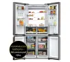 Lodówka Haier HCR79F19EHMD Pełny No Frost 190,5cm Dystrybutor wody Zdalne sterowanie Dark inox