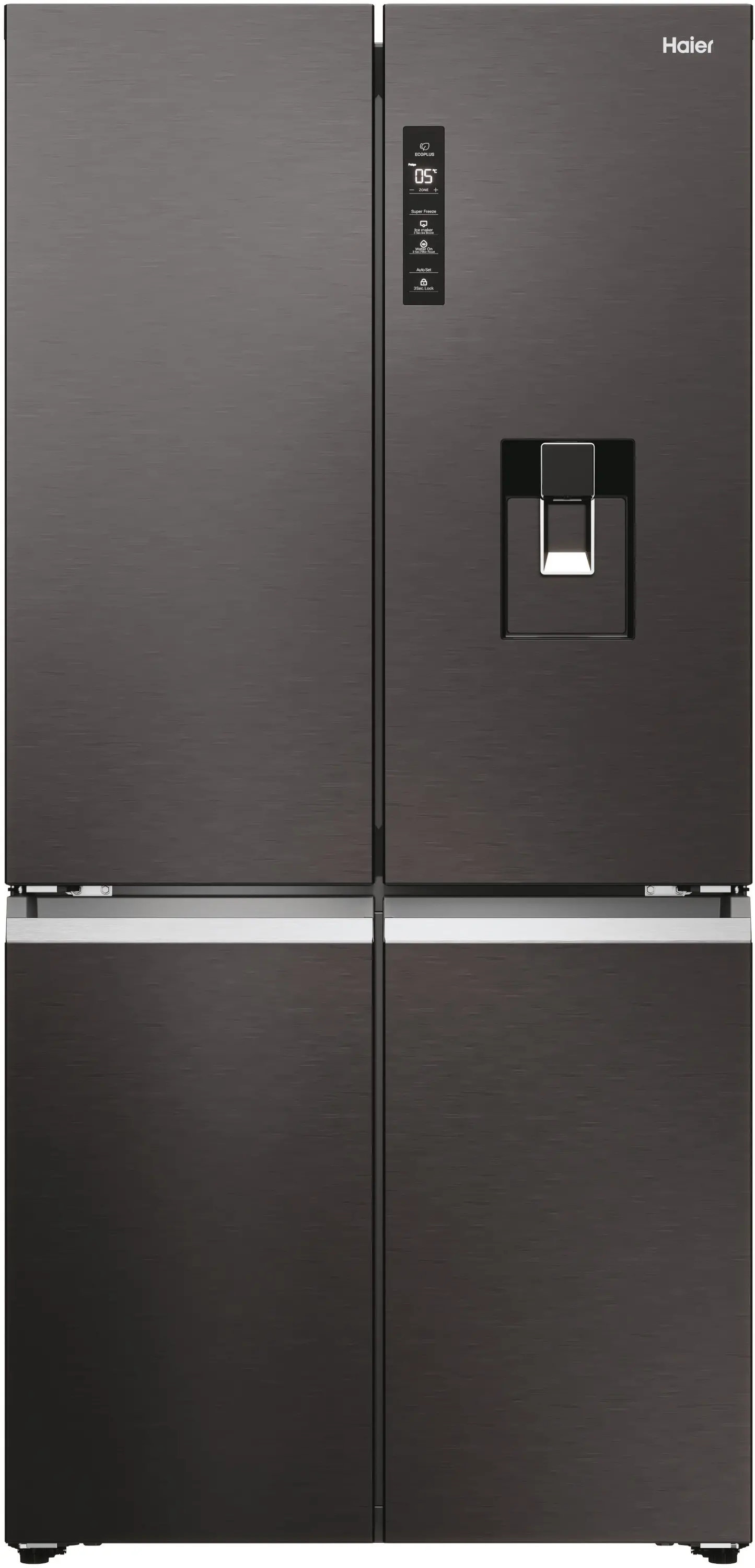 Haier HCR79F19EHMD Pełny No Frost 190,5cm Dystrybutor wody Zdalne sterowanie Dark inox