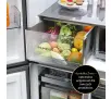 Lodówka Haier HCR79F19EHMD Pełny No Frost 190,5cm Dystrybutor wody Zdalne sterowanie Dark inox