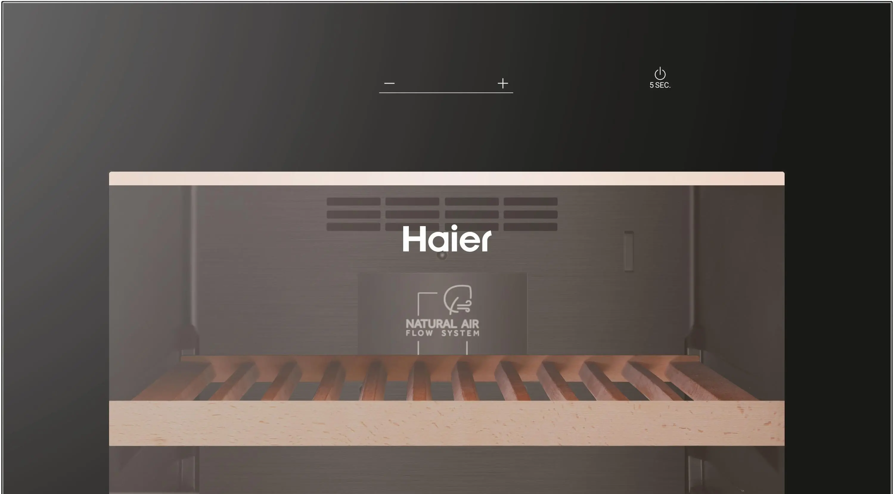 Chłodziarka do wina Haier HWS236GDEH1 236 miejsc na butelki