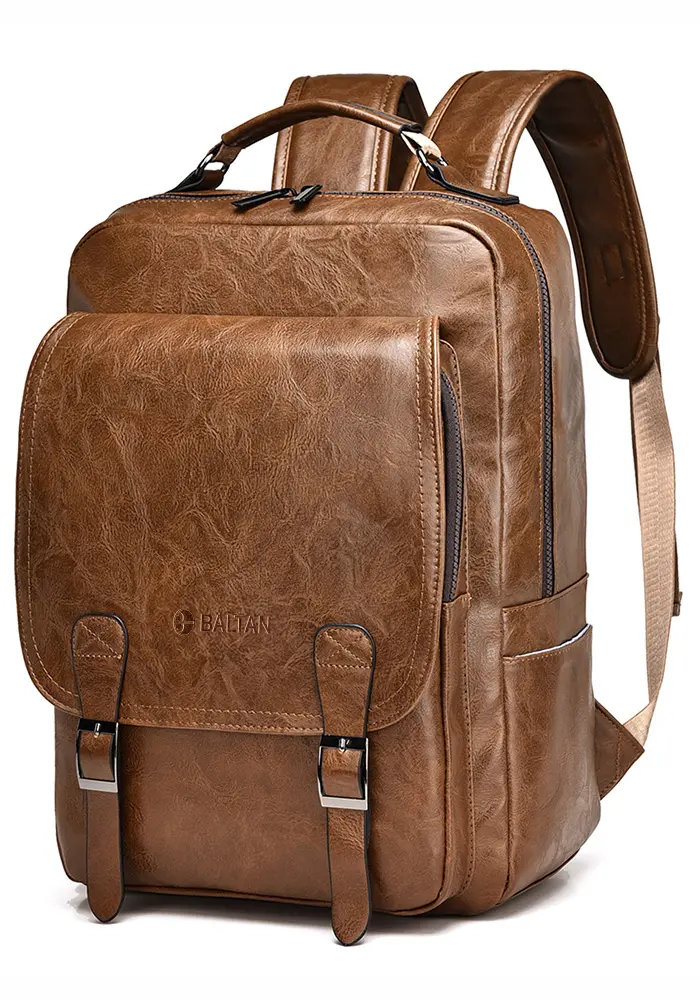Plecak na laptopa Baltan Classic 15,6" Eco Brąz