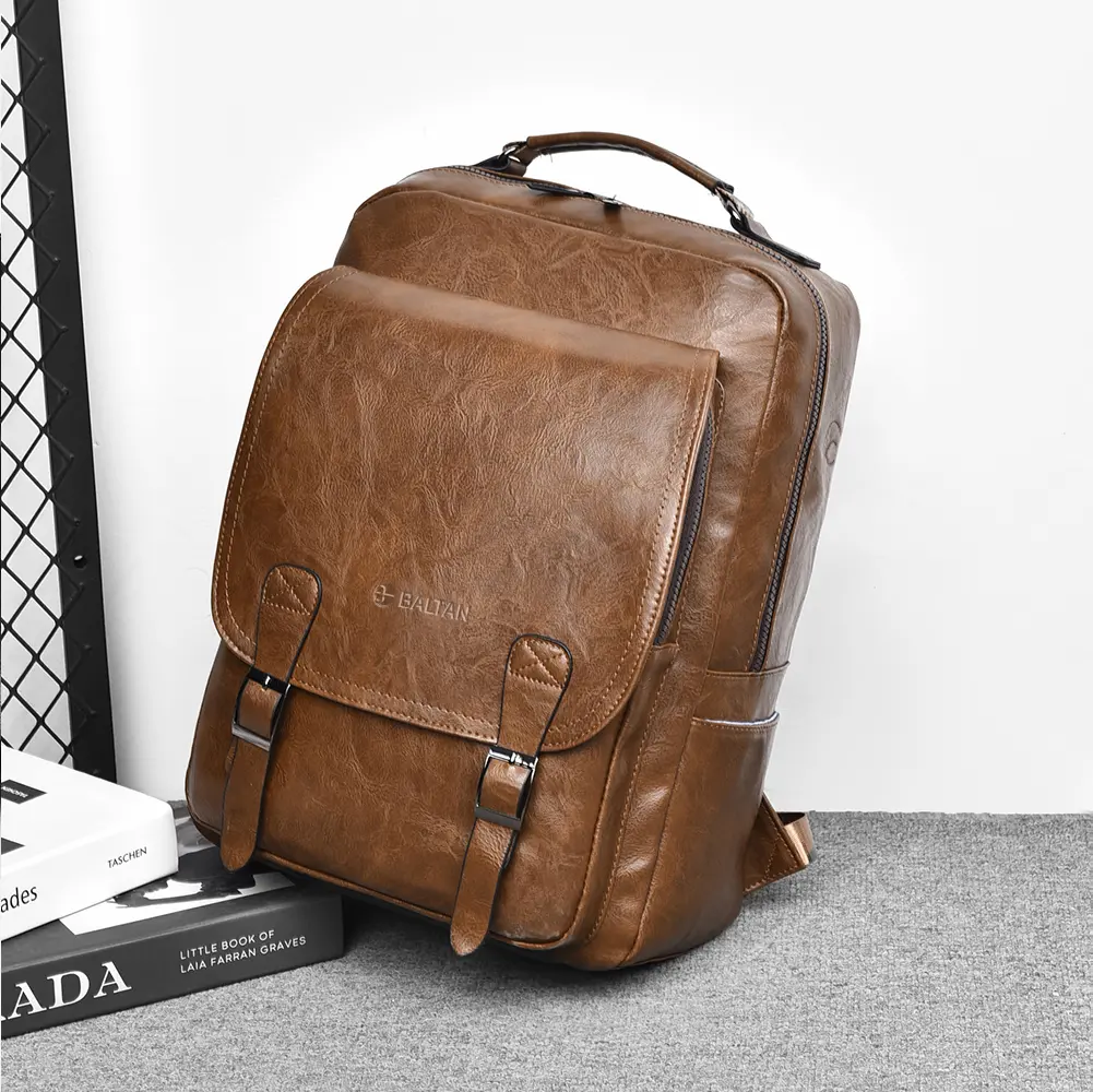 Plecak na laptopa Baltan Classic 15,6" Eco Brąz