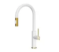 Quadron Jennifer Q Line Slim 3623510WHM Snow white/Złoty Stal szlachetna