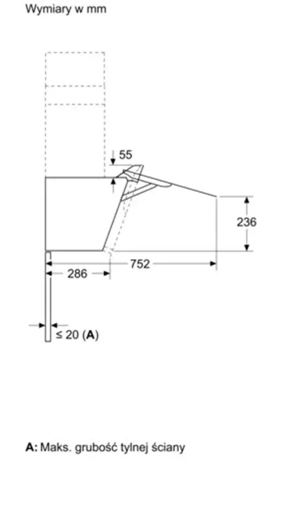 Okap Bosch Serie 4 DWK67FN20 Biały