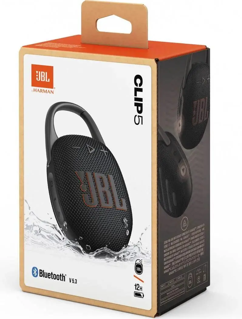 Głośnik Bluetooth JBL Clip 5 7W Czarny
