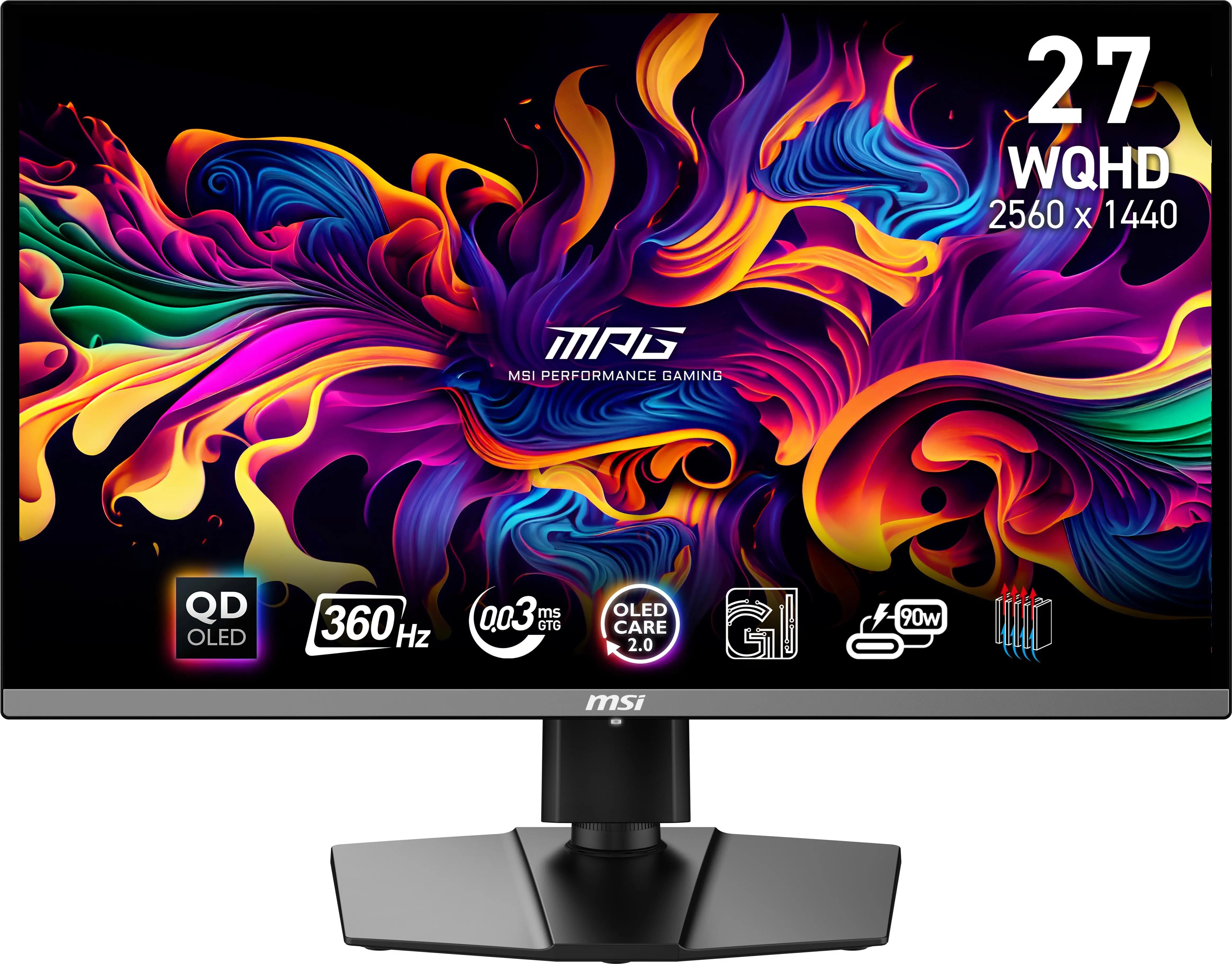 Monitor MSI MPG 271QRX QD-OLED 27" 2K 360Hz 0,003ms Gamingowy