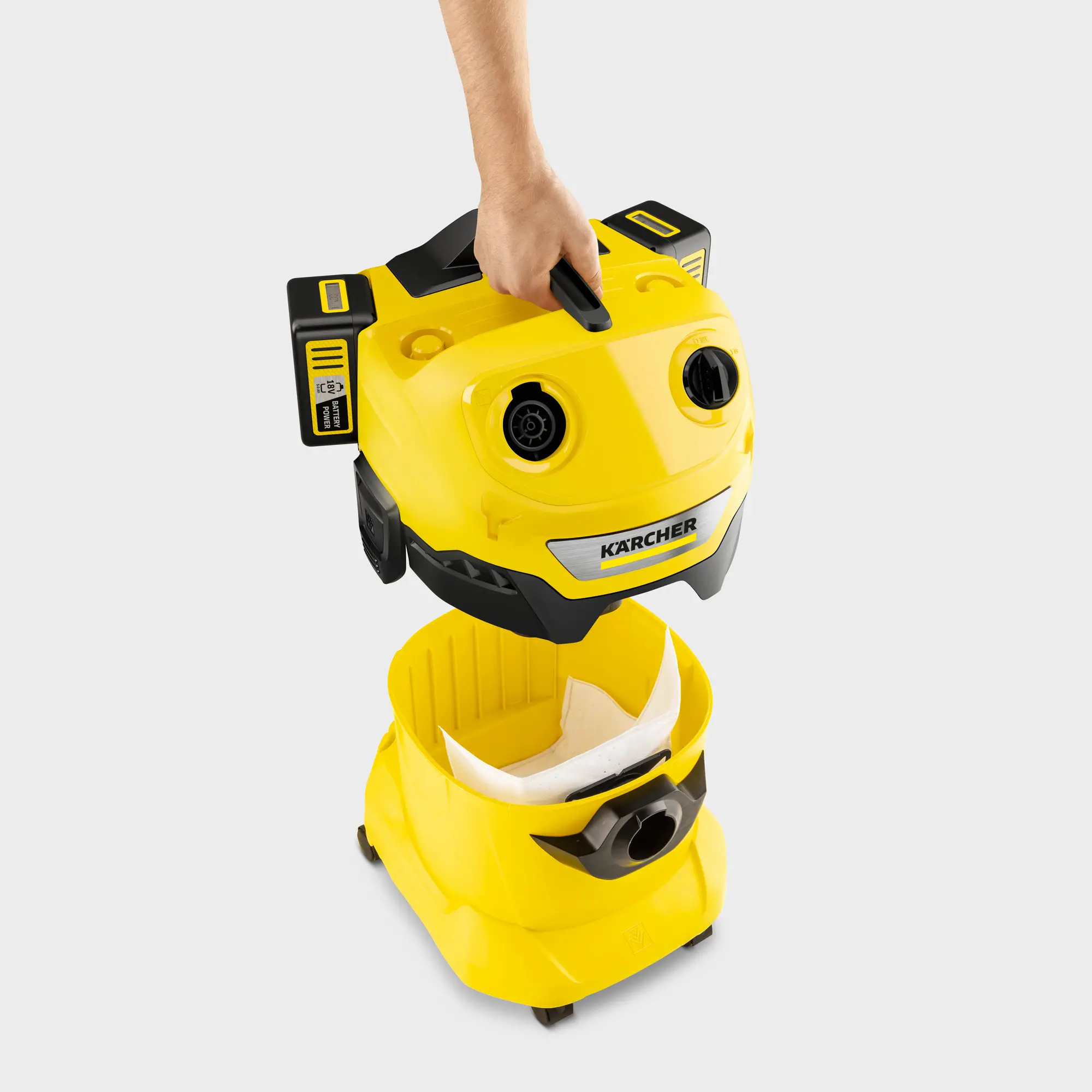 Odkurzacz Karcher WD 4-18 Dual Battery 1.628-601.0 380W