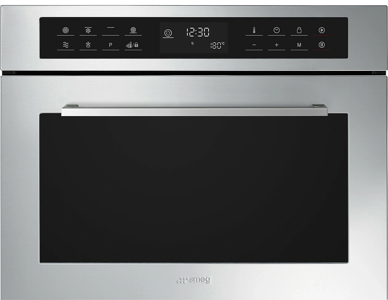 Piekarnik z mikrofalą Smeg Selezione SF4400MCX1 Termoobieg Inox