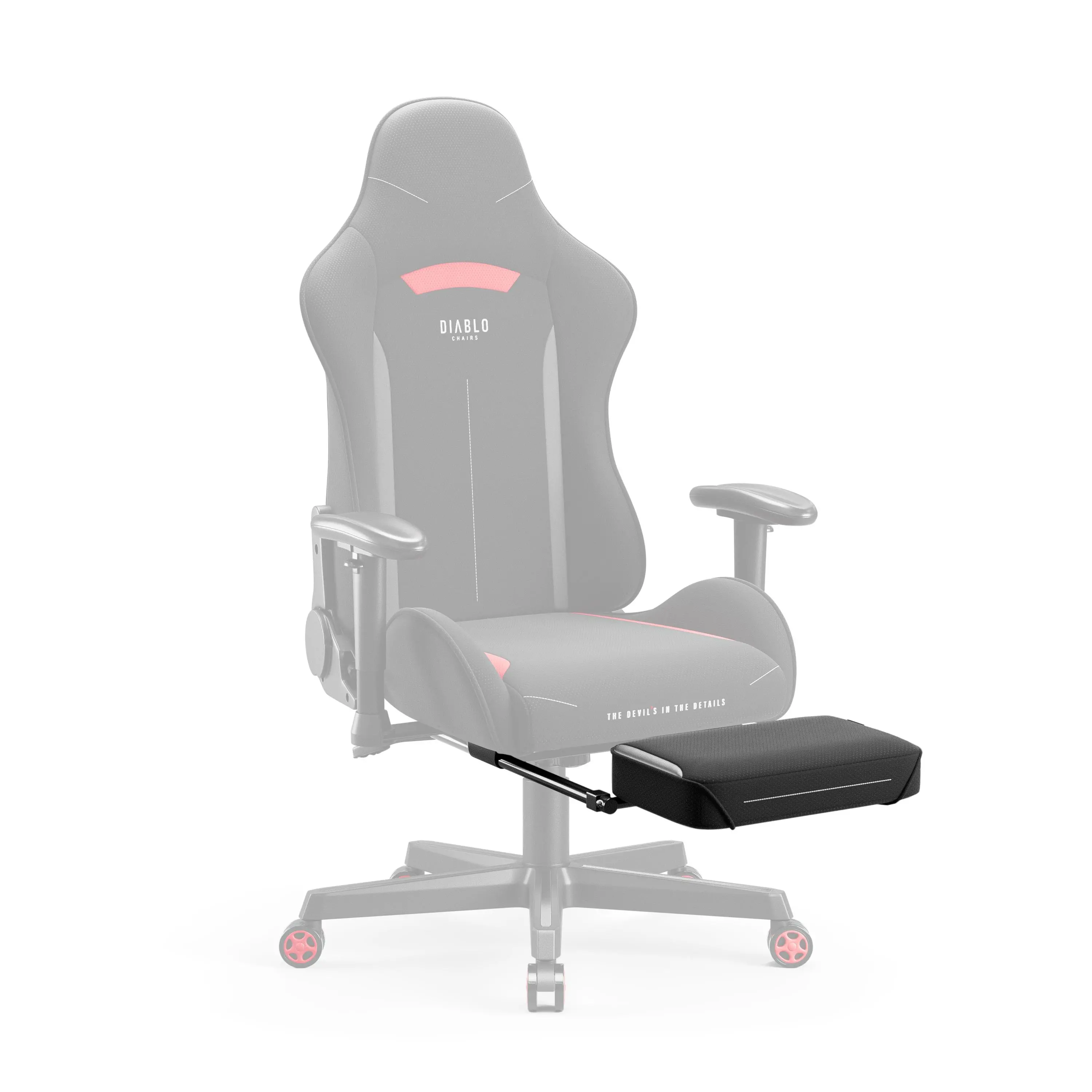 Podnóżek Diablo Chairs do fotela X-Starter Czarny