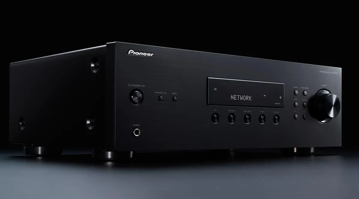 Zestaw stereo Pioneer SX-10AE Czarny, Magnat Monitor S70 Orzech 2szt.