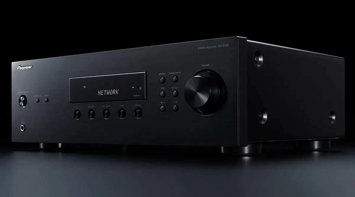Zestaw stereo Pioneer SX-10AE Czarny, Magnat Monitor S70 Orzech 2szt.
