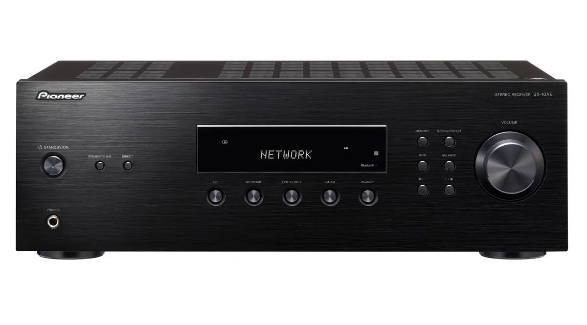 Zestaw stereo Pioneer SX-10AE Czarny, Magnat Monitor S70 Orzech 2szt.