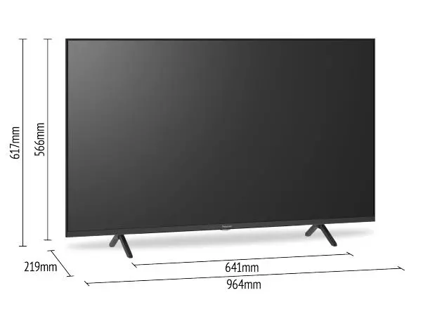 Telewizor Panasonic TV-43W90AEG 43" LED 4K 144Hz Smart TV Dolby Vision IQ Dolby Atmos HDMI 2.1 DVB-T2