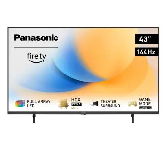 Telewizor Panasonic TV-43W90AEG 43" LED 4K 144Hz Smart TV Funkcje AI Dolby Vision IQ Dolby Atmos HDMI 2.1 DVB-T2