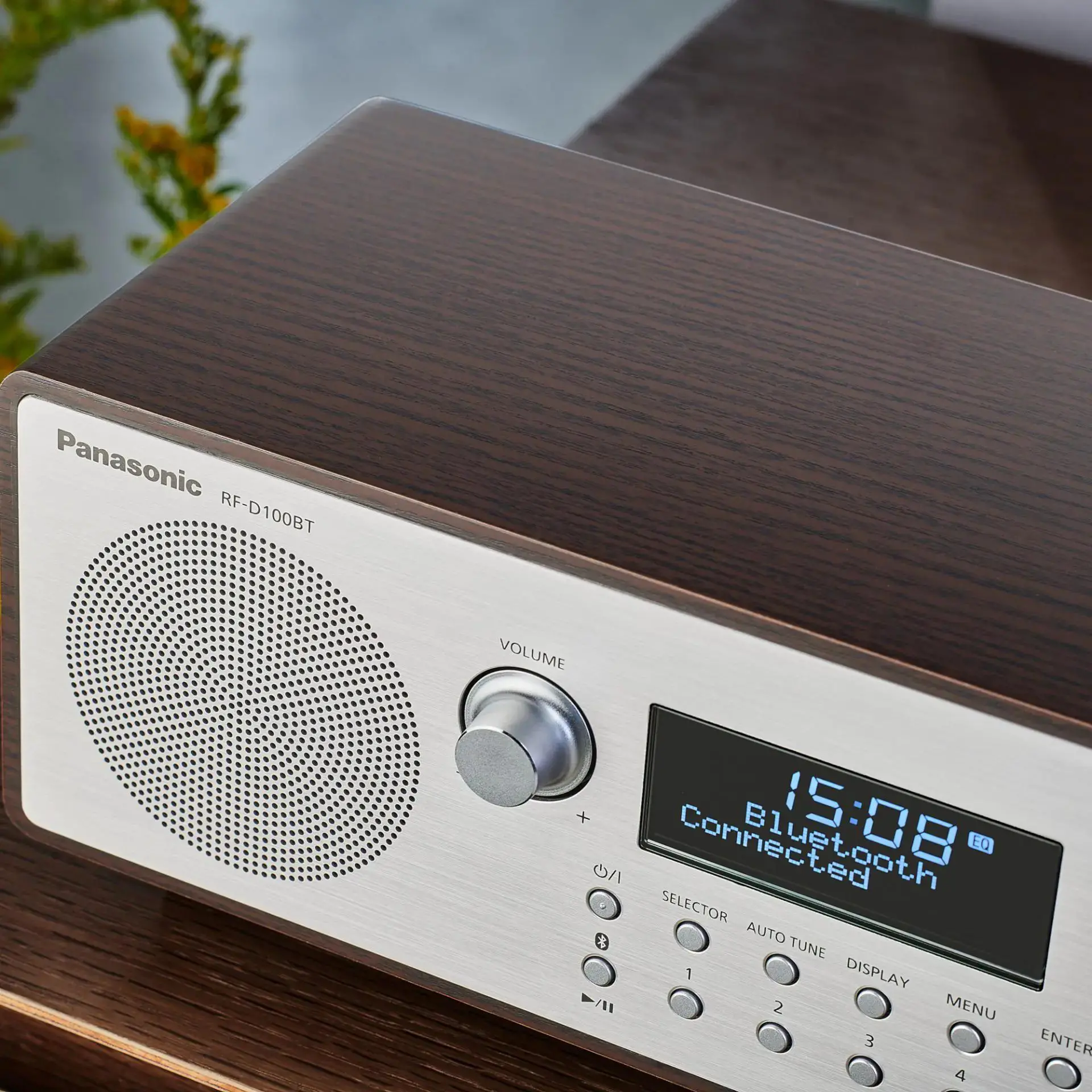 Radioodbiornik Panasonic RF-D100BTEGT Radio FM , DAB+ Bluetooth Srebrny