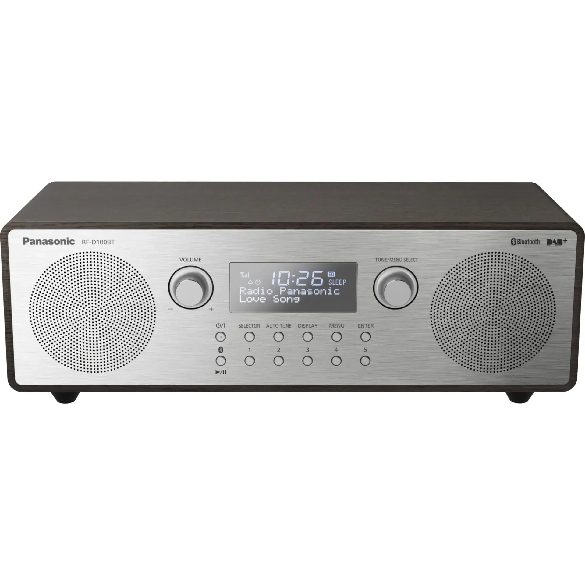 Radioodbiornik Panasonic RF-D100BTEGT Radio FM , DAB+ Bluetooth Srebrny