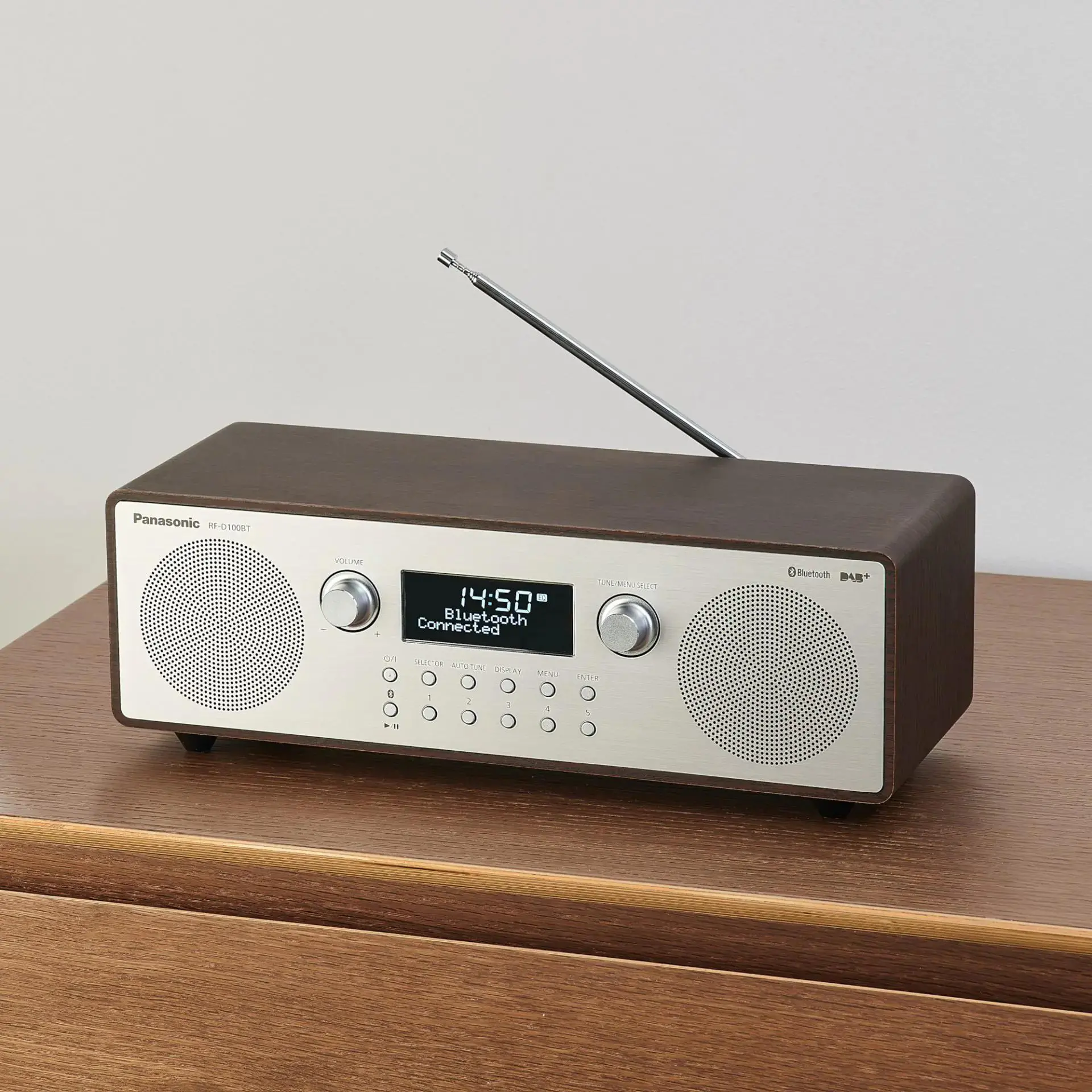 Radioodbiornik Panasonic RF-D100BTEGT Radio FM , DAB+ Bluetooth Srebrny
