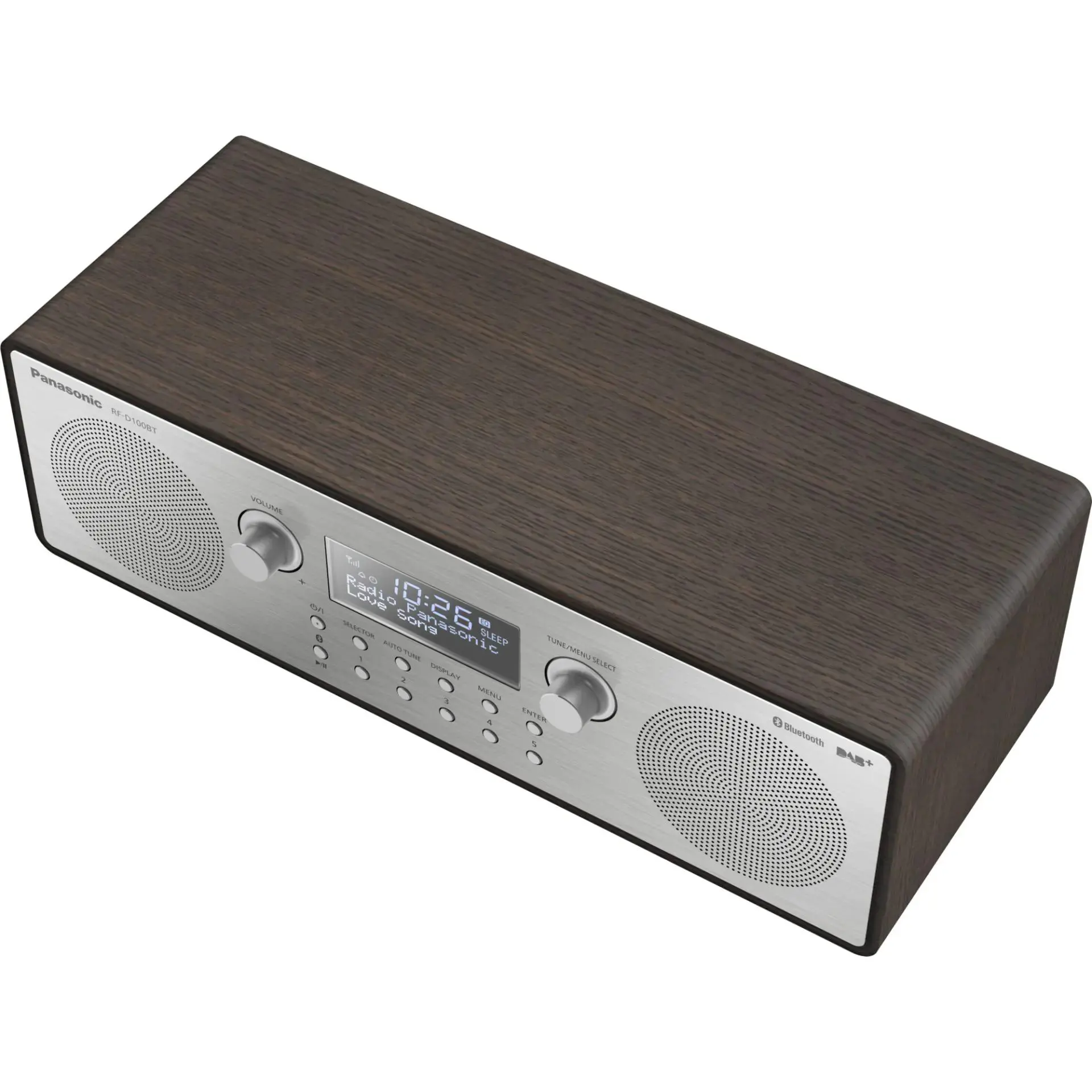 Radioodbiornik Panasonic RF-D100BTEGT Radio FM , DAB+ Bluetooth Srebrny