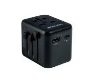 Verbatim UTA-02 World to World USB-A USB-C QC PD 20W