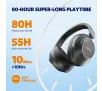 Słuchawki bezprzewodowe Earfun Wave Pro Nauszne Bluetooth 5.0 Czarny