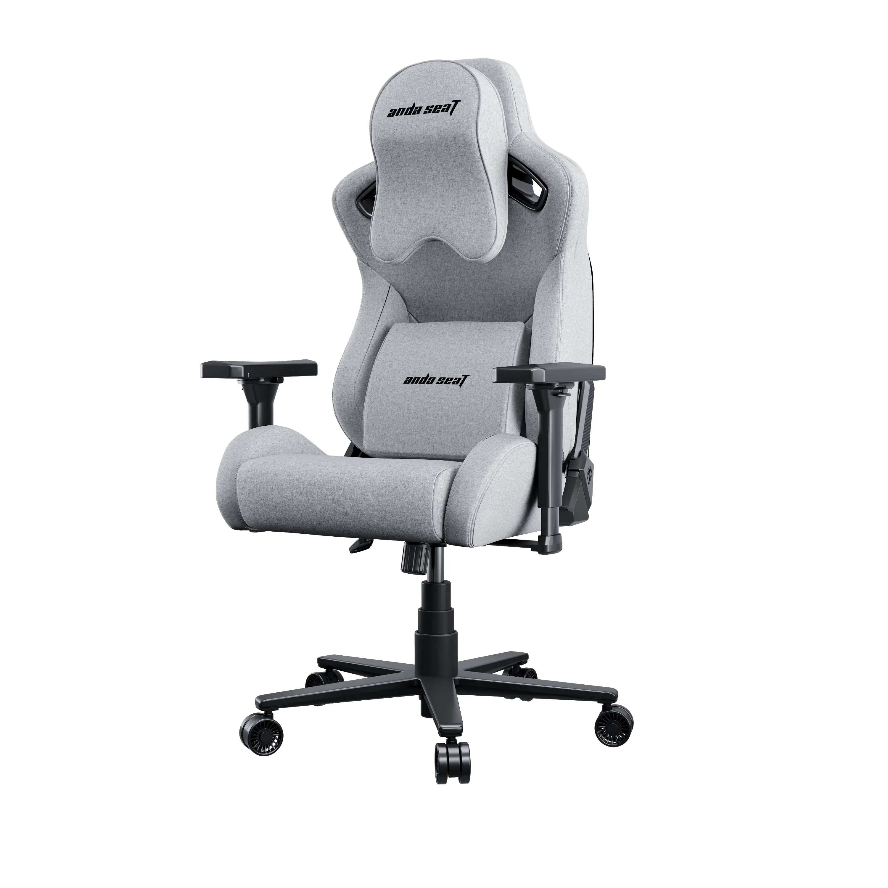 Fotel Anda Seat Kaiser Frontier XL Gamingowy do 150kg Tkanina Szary
