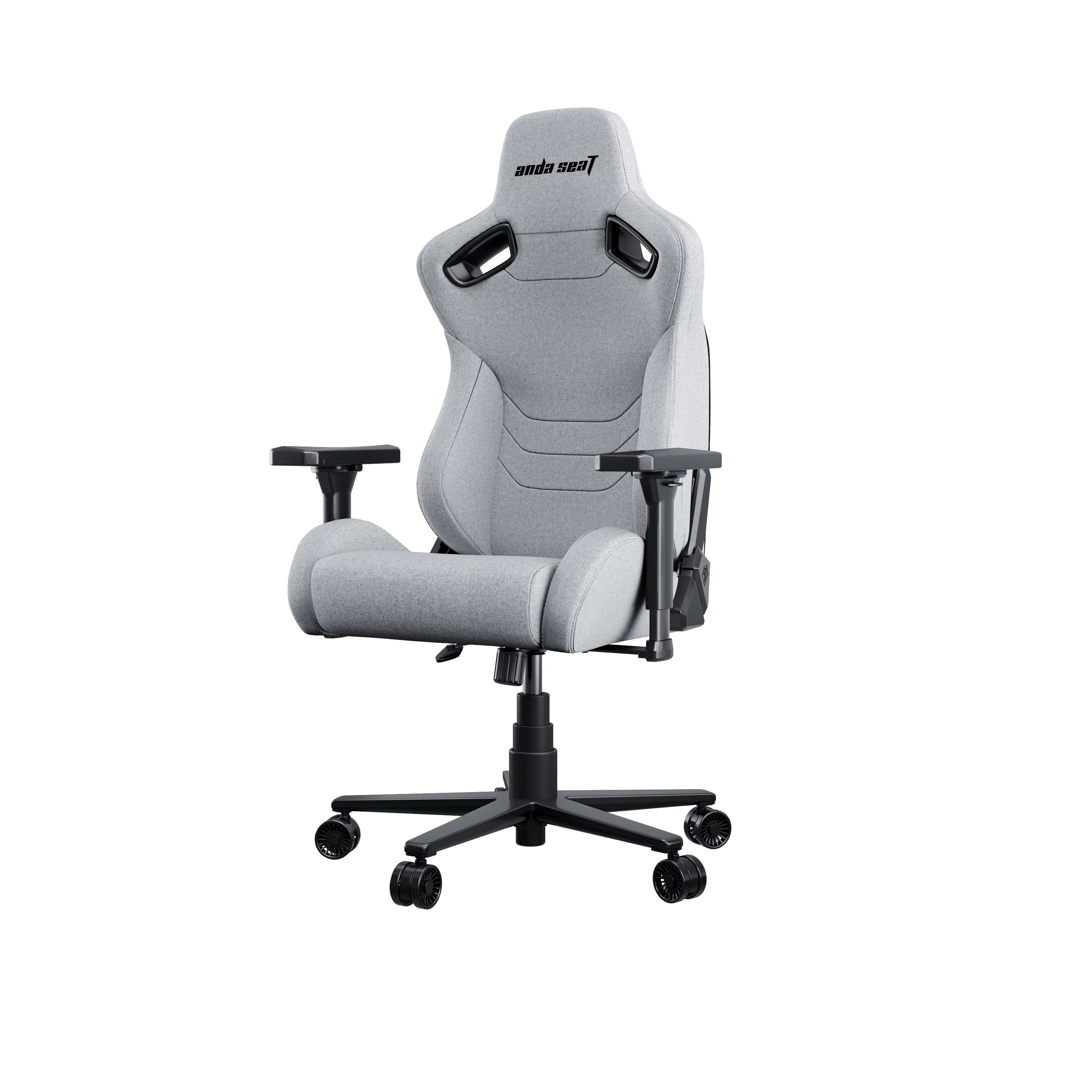 Fotel Anda Seat Kaiser Frontier XL Gamingowy do 150kg Tkanina Szary