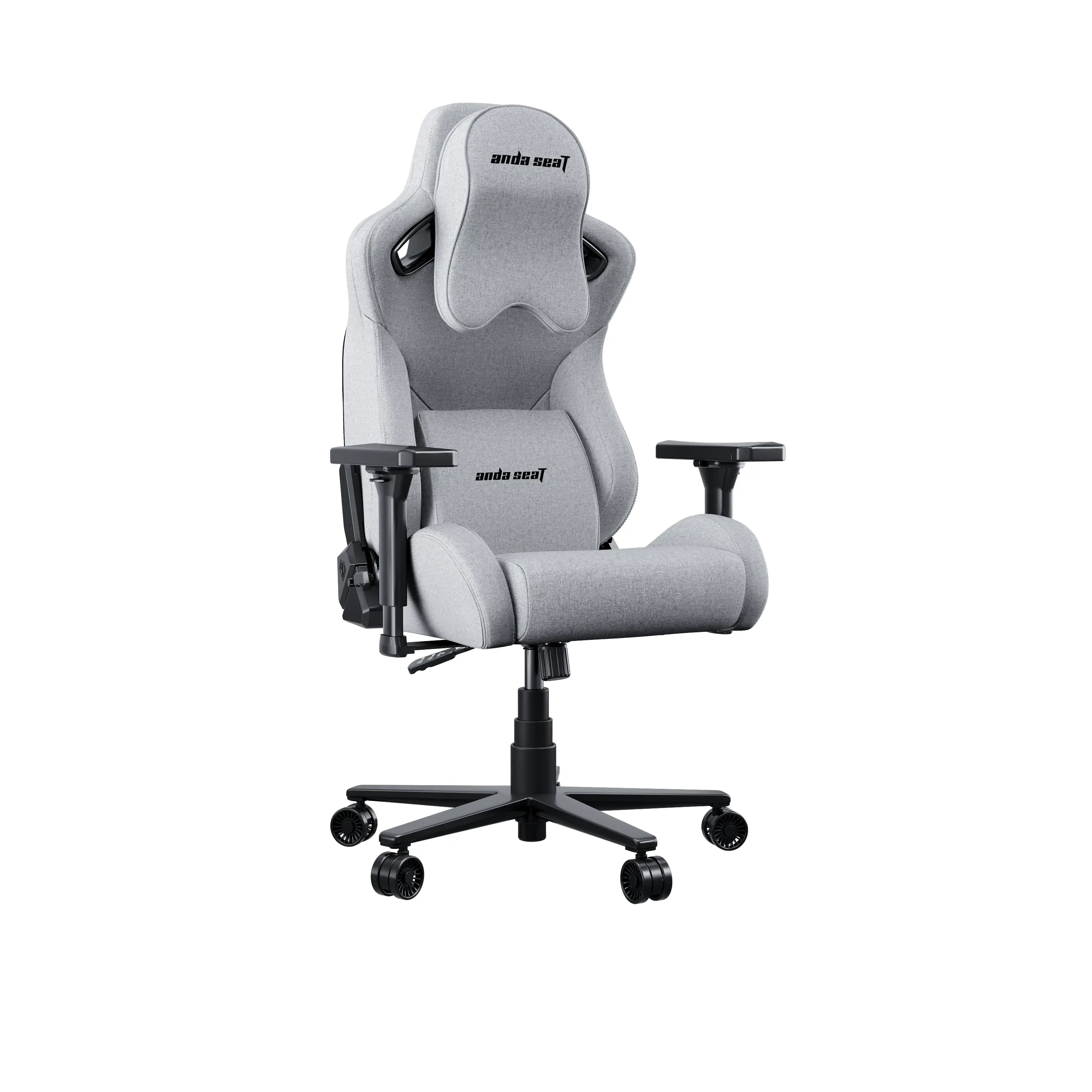 Fotel Anda Seat Kaiser Frontier XL Gamingowy do 150kg Tkanina Szary