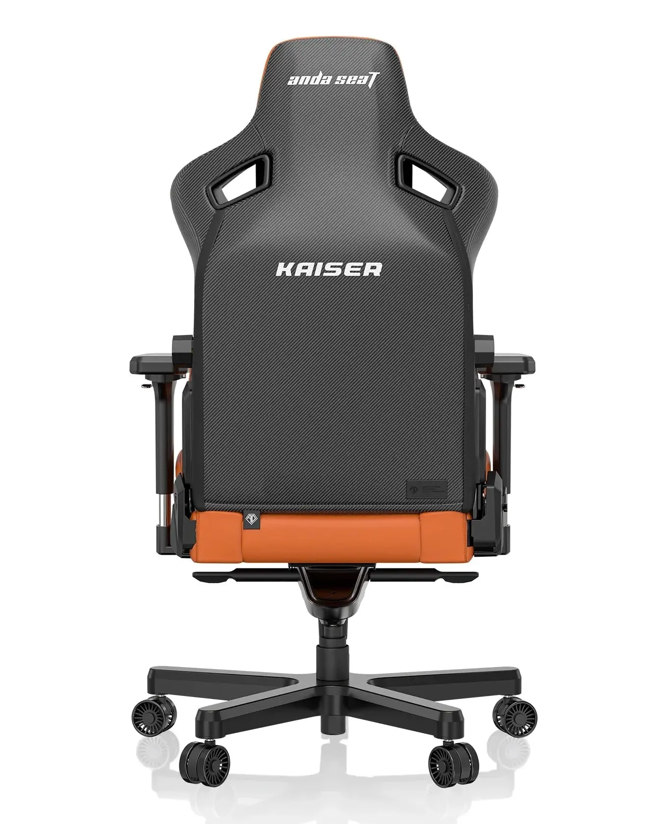 Fotel Anda Seat Kaiser 3 XL Gamingowy do 200kg Skóra ECO Pomarańczowy