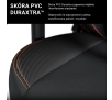 Fotel Anda Seat Kaiser 3 XL Gamingowy do 200kg Skóra ECO Pomarańczowy