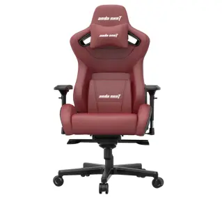 Крісло Anda Seat Kaiser 2 XL Gamingowy до 200kg Шкіра ECO Бордовий