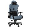 Fotel Anda Seat T-Pro 2 XL Gamingowy do 200kg Tkanina Niebieski