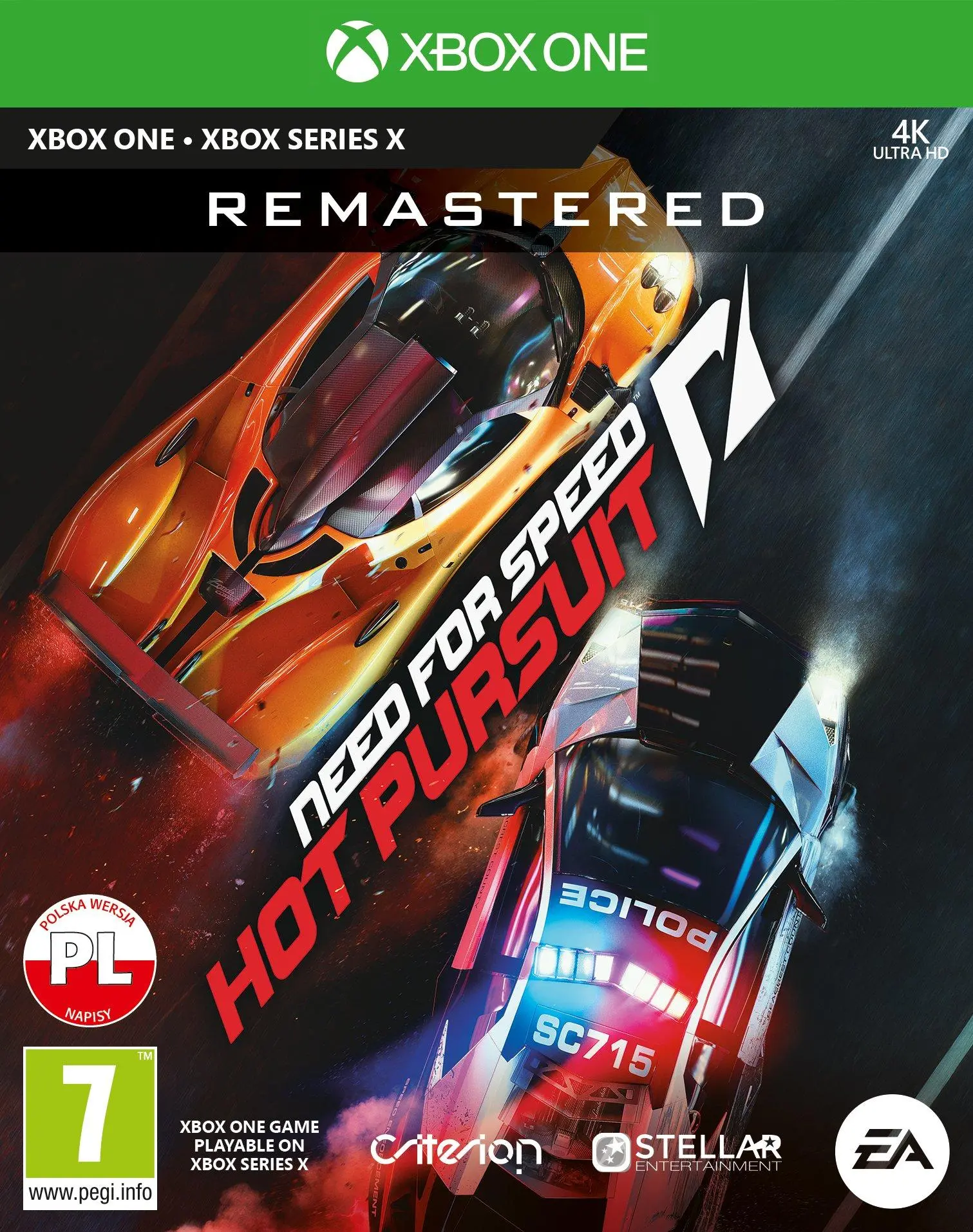 Need For Speed: Hot Pursuit Remastered Gra na Xbox One (Kompatybilna z Xbox Series X)