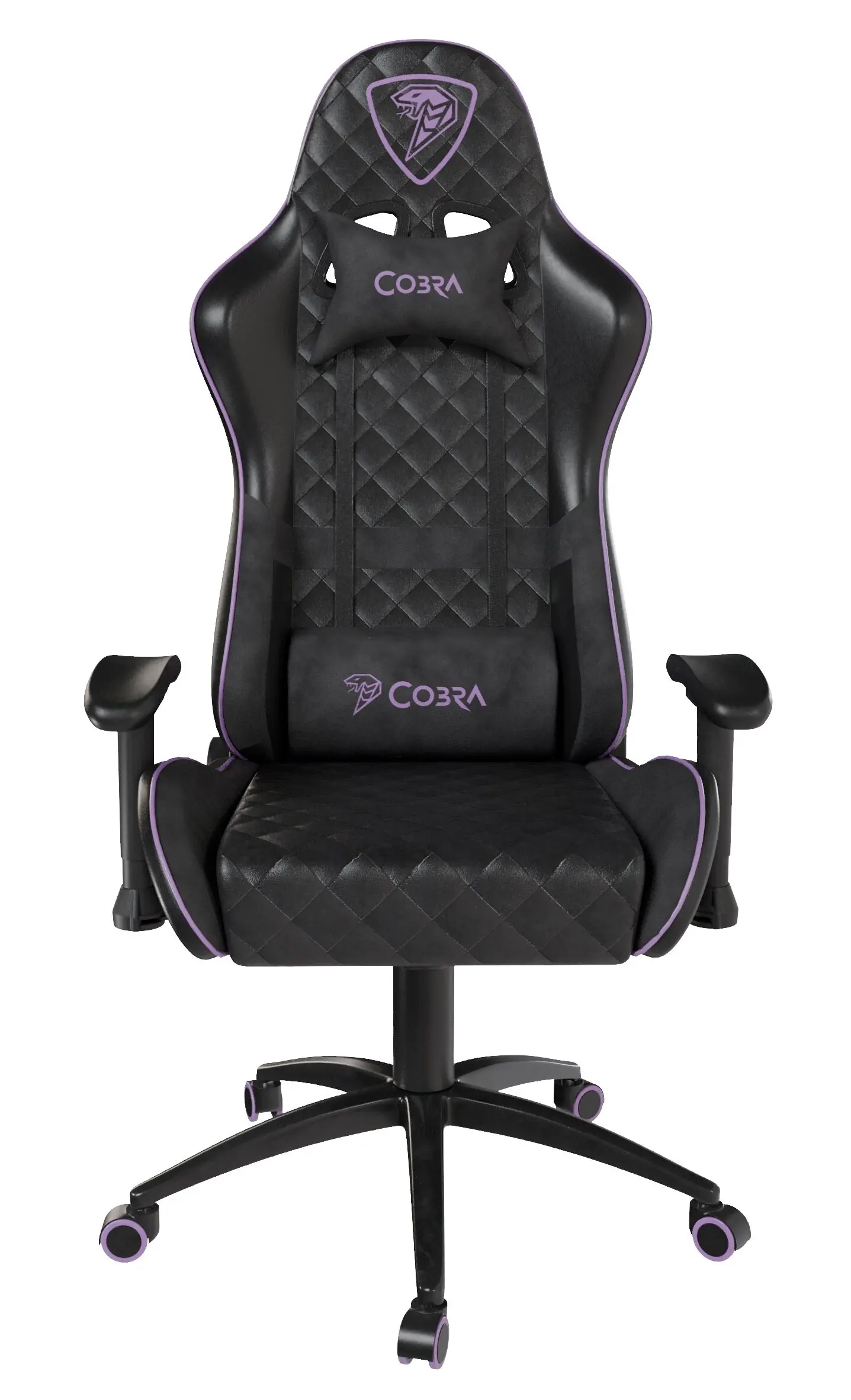 Fotel Cobra Draco CRF190 Gamingowy do 130kg Skóra ECO Czarno-różowy