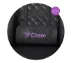 Fotel Cobra Draco CRF190 Gamingowy do 130kg Skóra ECO Czarno-różowy