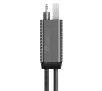 Kabel Energea Bazic GoCharge Alucable 4w1USB-A/USB-C - USB-C/Lightning 0,15m Czarny