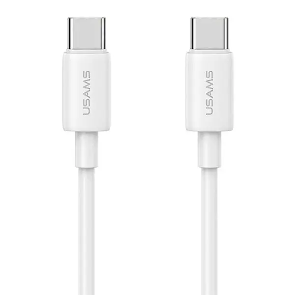Kabel USAMS SJ711USB02 USB-C do USB-C 1m Biały