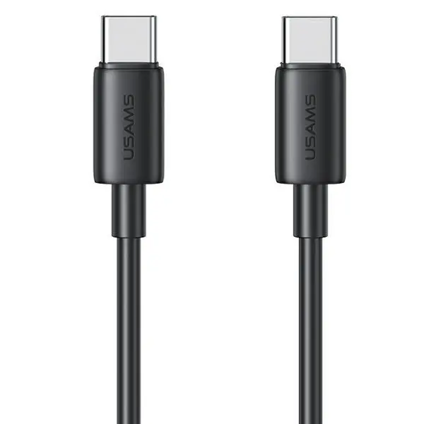 Kabel USAMS SJ711USB01 USB-C do USB-C 1m Czarny