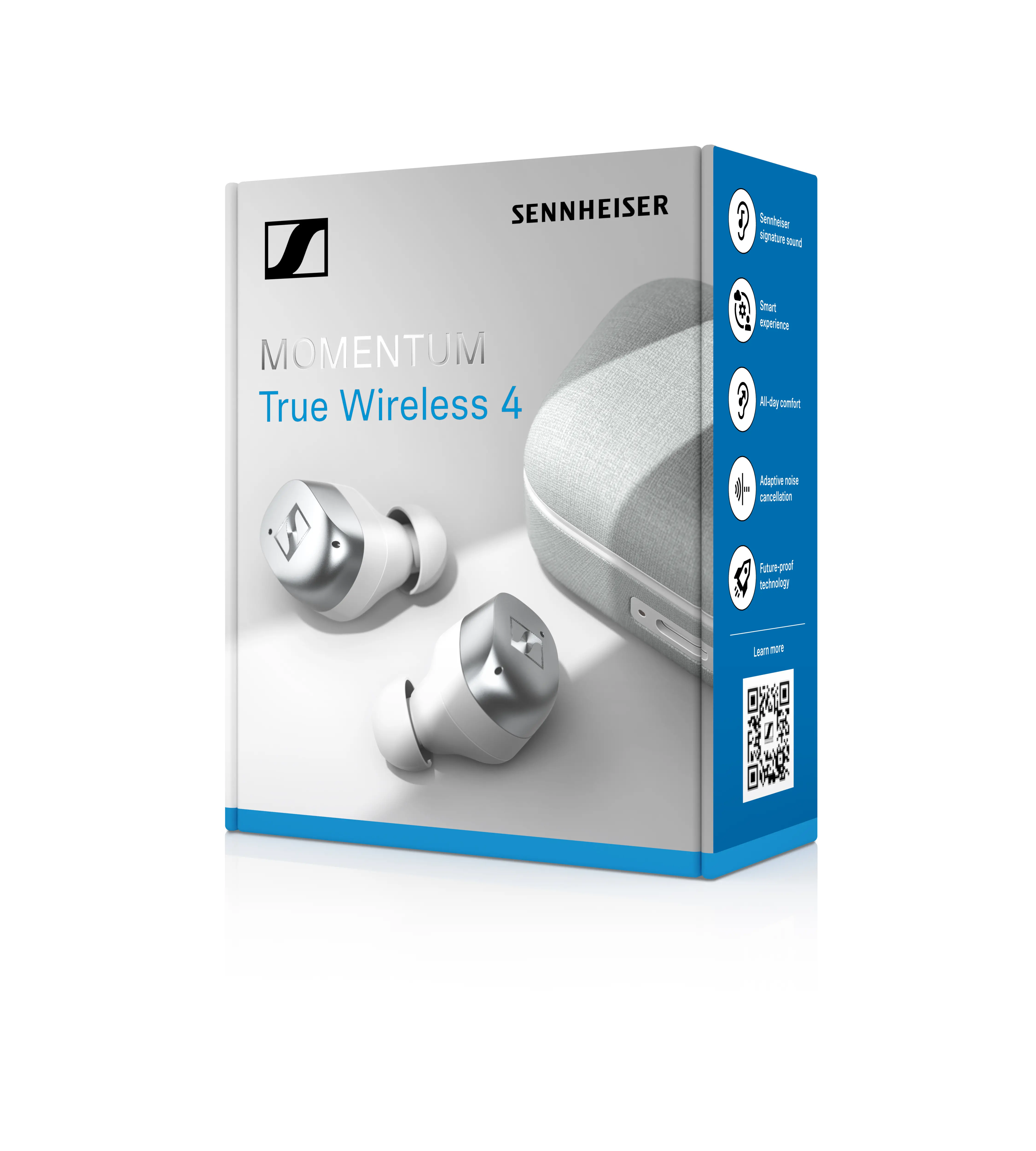 Słuchawki bezprzewodowe Sennheiser MOMENTUM True Wireless 4 Dokanałowe Bluetooth 5.4 Biały