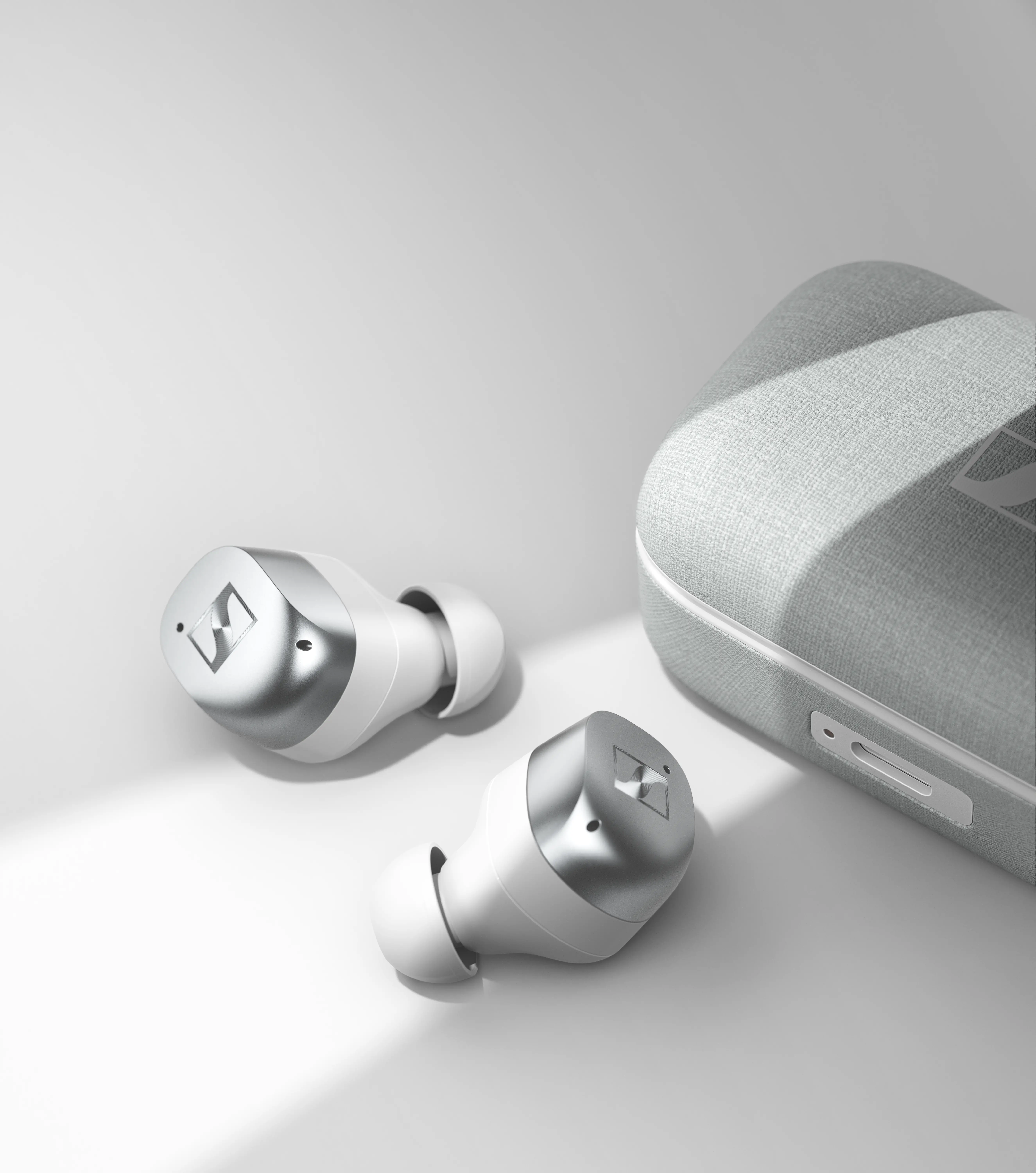 Słuchawki bezprzewodowe Sennheiser MOMENTUM True Wireless 4 Dokanałowe Bluetooth 5.4 Biały