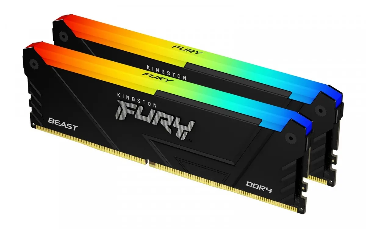 Kingston FURY Beast RGB DDR4 32GB (2 x 16GB) 3600 CL18 Czarny