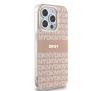Etui DKNY IML Mono & Stripe MagSafe do iPhone 14 Pro Różowy