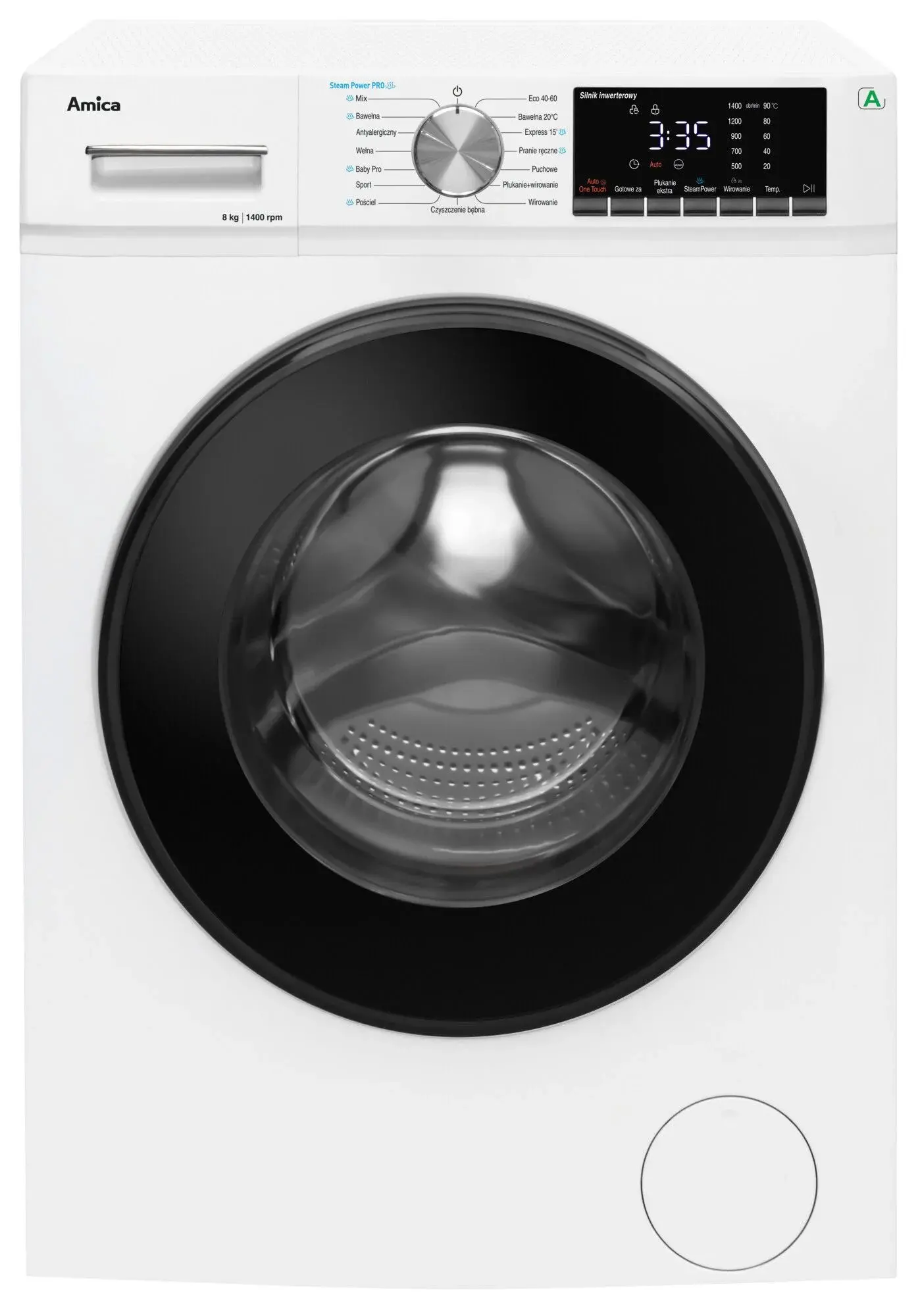 Pralka Amica WA5S814ALiSEU Slim 8kg 1400 obr/min