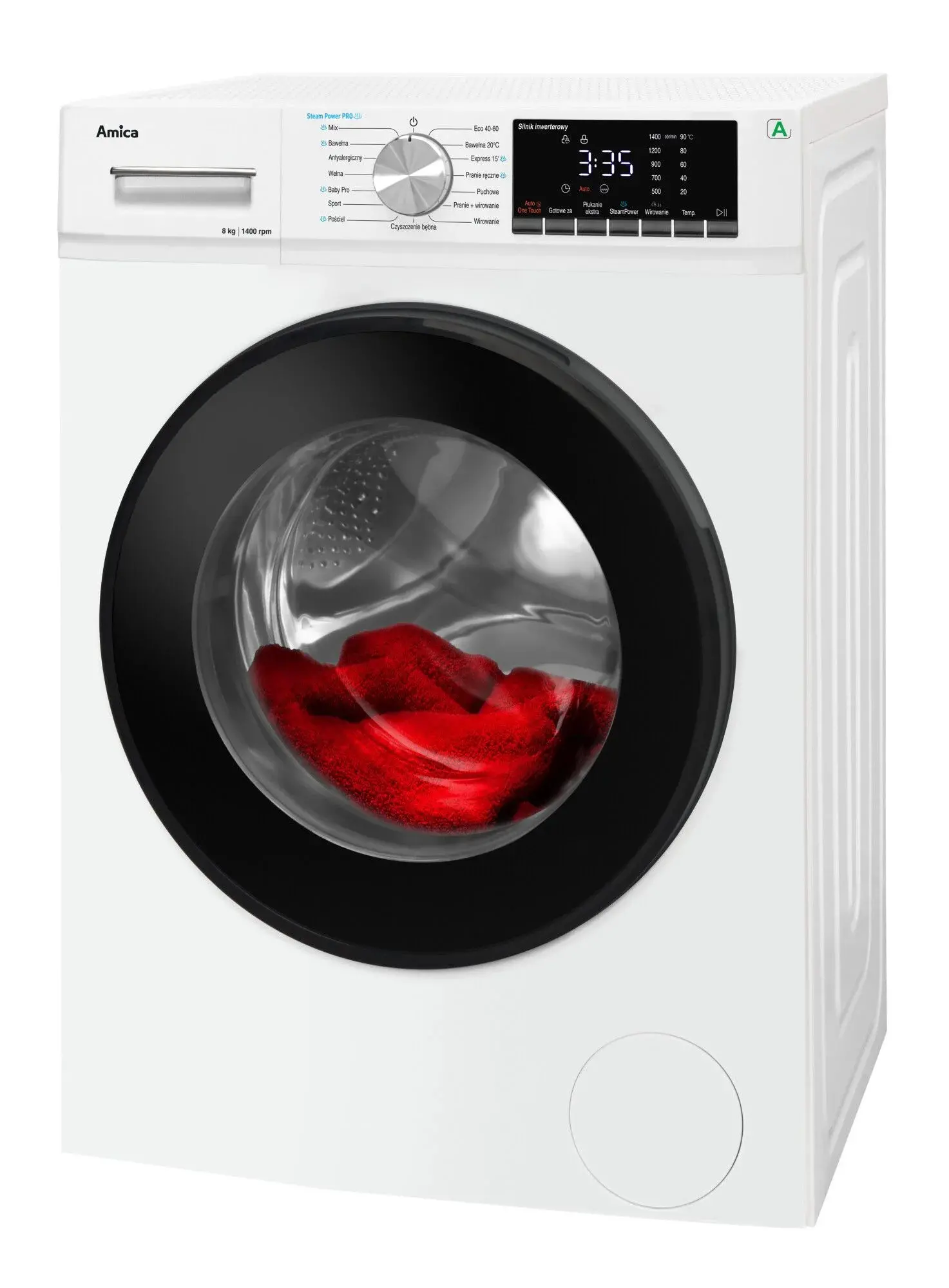 Pralka Amica WA5S814ALiSEU Slim 8kg 1400 obr/min